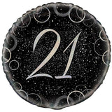 Ballon en aluminium Unique Party pour un 21e anniversaire