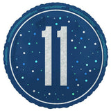 Ballon en aluminium prismatique unique pour un 11e anniversaire