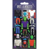 Baue-dein-Monster-Wiederverwendbare Aufkleber