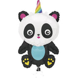 Ballon géant en aluminium Pandacorn pour une fête unique