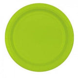 Assiettes jetables en papier uni Amscan (paquet de 8)