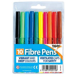 Tiger Stationery Fibre Pen Set (Pack of 10)