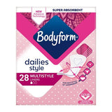 Protège-slips Bodyform Dailies Multistyle Normal, paquet de 28