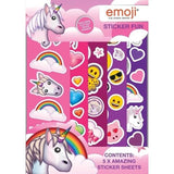 Emoji-Einhorn-Sticker-Set