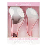 Brushworks Detangling Hair Brush Duo Set