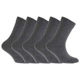 Chaussettes scolaires unies FLOSO pour enfants (paquet de 5)