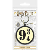 Harry Potter Platform 9 3/4 Rubber Keyring
