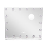 Livingandhome Hollywood Rectangle LED Makeup Mirror