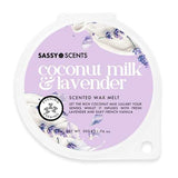 Sassy Scents Duftwachs-Schmelztablette Kokosmilch &amp; Lavendel 50 g