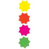 County Stationery Stars Fluorescent Shapes (Pack of 60)