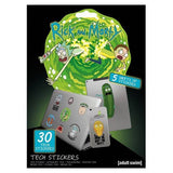 Rick-und-Morty-Tech-Sticker (30er-Packung)
