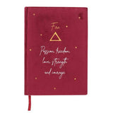 Something Different Fire Element Velvet A5 Notebook