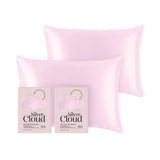 Silver Cloud Pink Satin Pillowcase Twinpack