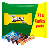 Mars Twix Bounty Snickers Milky Way Funsize Chocolate  Bars Party Bag   1.425kg