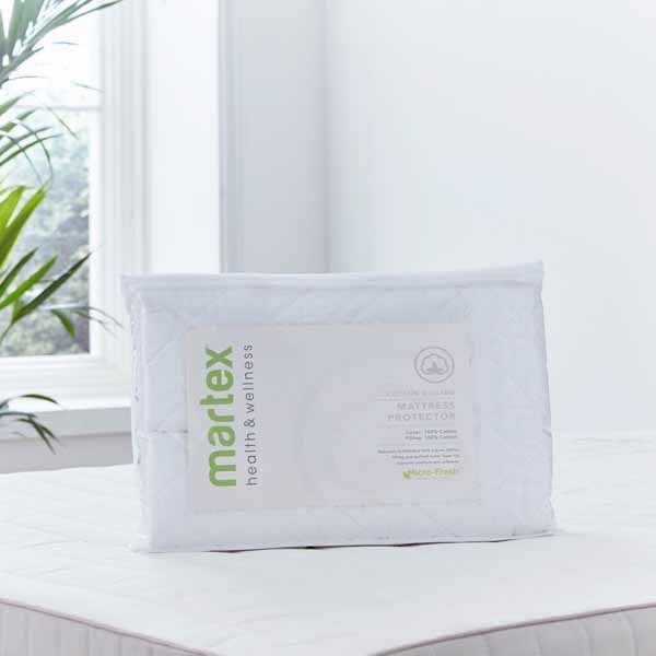 Martex Health &amp;amp; Wellness Cotton Mattress Protector SKing