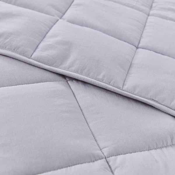 Martex Health &amp;amp; Wellness Grey Weighted Blanket 4.5kg