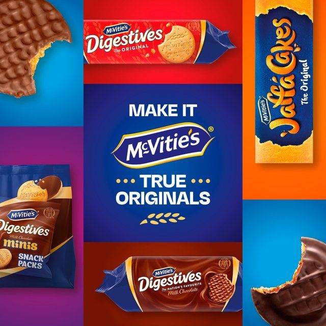 McVitie's Chocolate Digestive Mini's Multipack Biscuits   5 x 19g