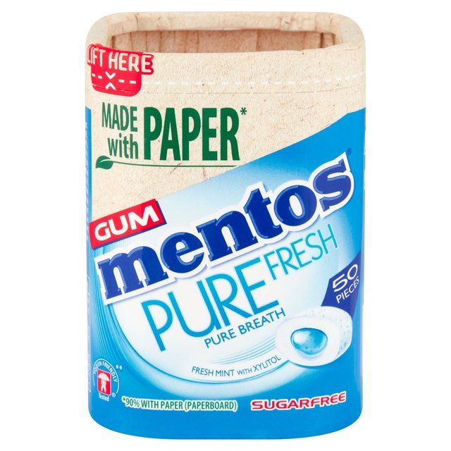 Mentos Gum Pure Fresh Freshmint Chewing Gum   100g