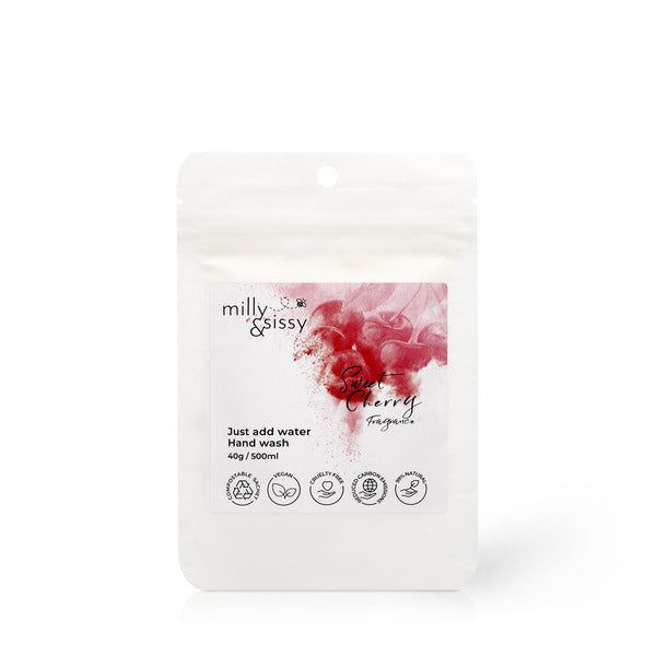 milly&amp;amp;sissy Hand Wash Set: 3 x 40g Refills + 500ml Bottle