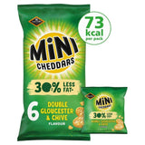 Mini Cheddars 30% Less fat Gloucester &amp;amp; Chive Multipack   6 per pack