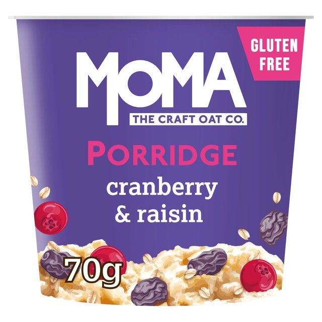 MOMA Cranberry &amp;amp; Raisin Jumbo Oat Porridge Pot Gluten Free   70g