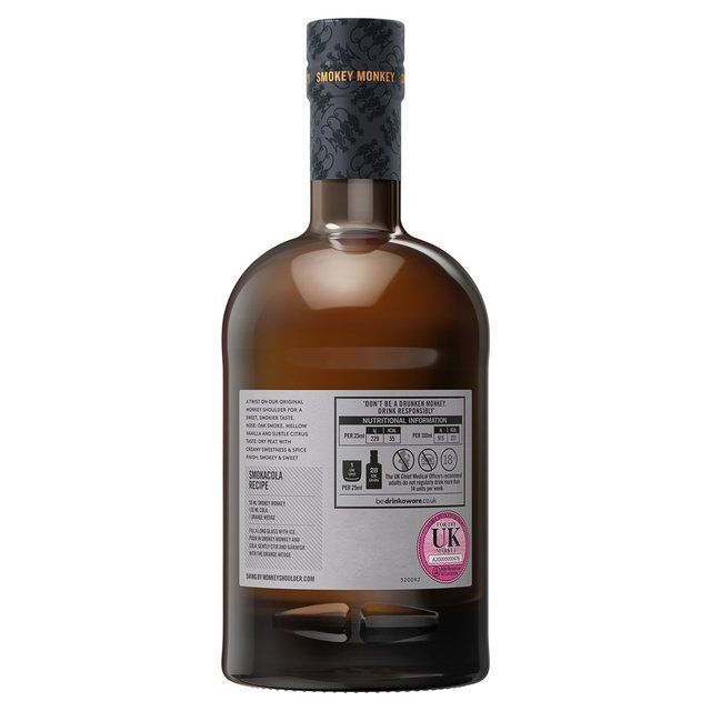 Monkey Shoulder Smokey Monkey Peated Blended Malt Scotch Whisky   70cl