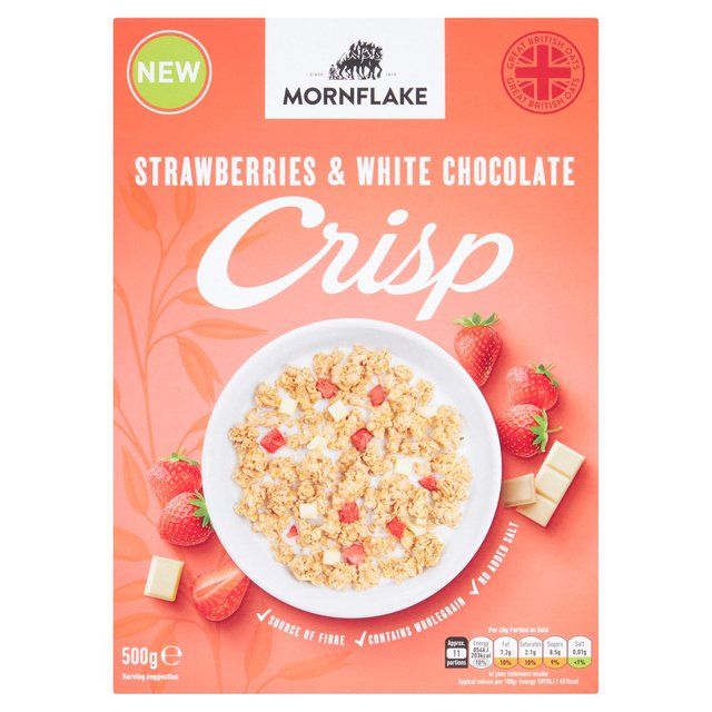 Mornflake Strawberry &amp;amp; White Chocolate Crisp   500g