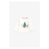Mothercare Festive Tree Long-Sleeved T-Shirt