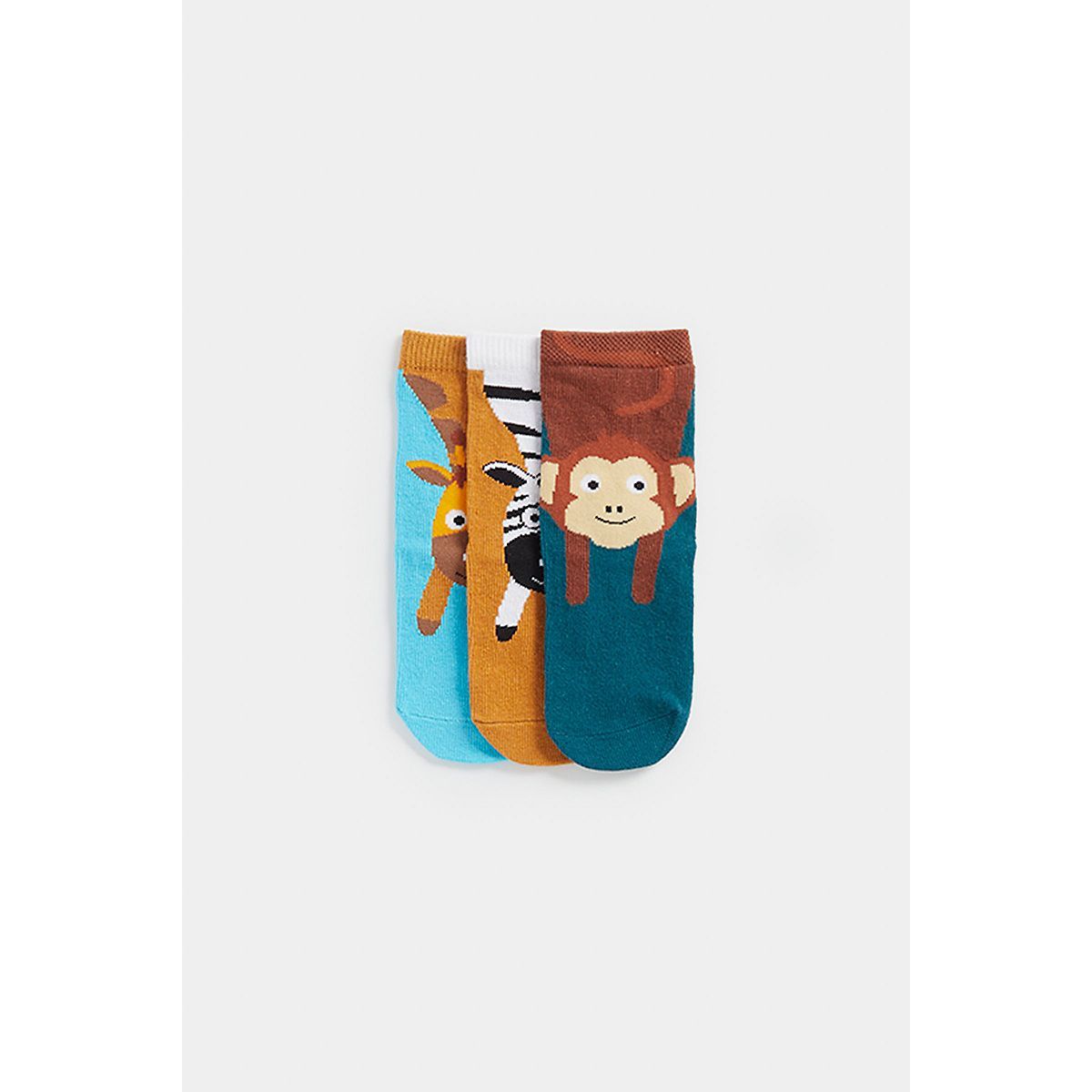 Mothercare Safari Socks - 3 Pack