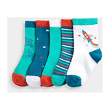 Mothercare Space Rocket Socks - 5 Pack