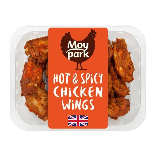 Moy Park Hot &amp;amp; Spicy Chicken Wings   400g