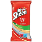 Mr Sheen Multi-Surface Spring Fresh Polish Wipes   30 per pack