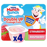 Munch Bunch Double Up Fromage Frais Strawberry &amp;amp; Raspberry    4 x 85g