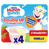 Munch Bunch Double Up Fromage Frais Strawberry &amp;amp; Vanilla    4 x 85g