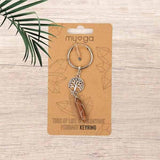 Myga Keyring - Tree Of Life &amp;amp; Goldstone