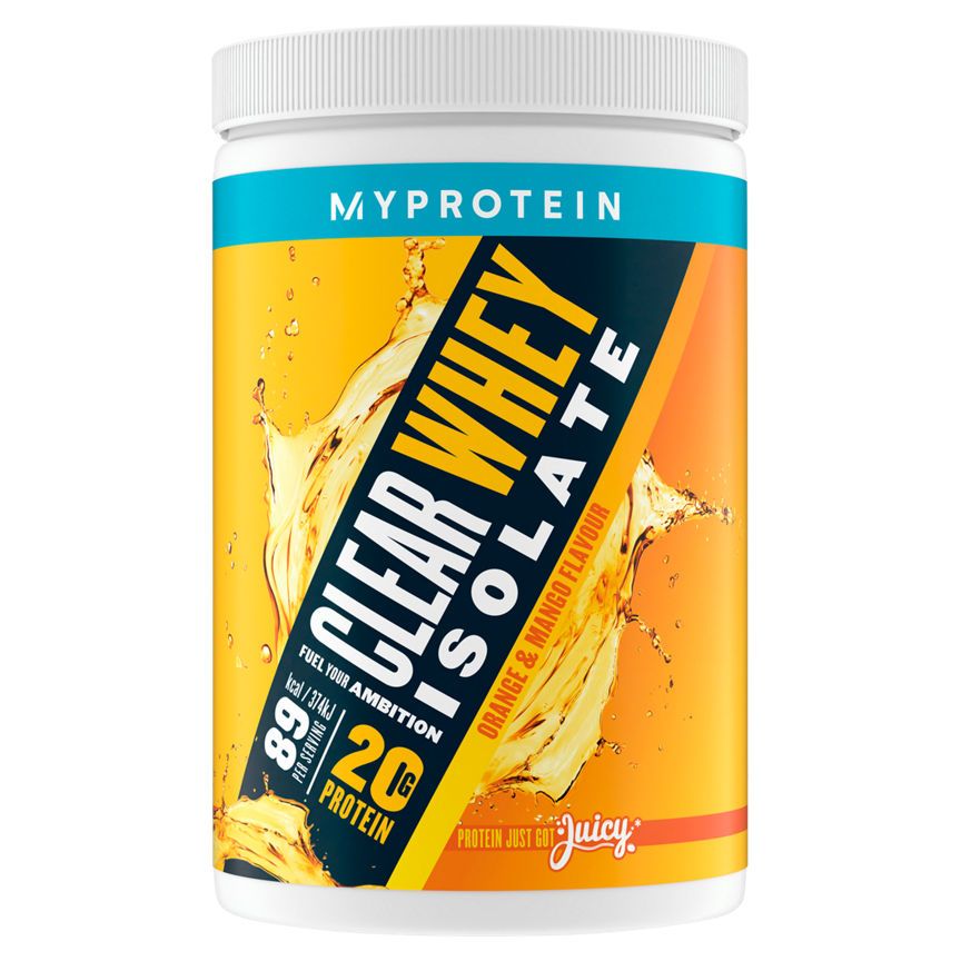 MyProtein  Clear Whey Isolate Orange &amp;amp; Mango Flavour