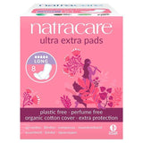 Natracare Organic Cotton Ultra Extra Long Pads with Wings   8 per pack