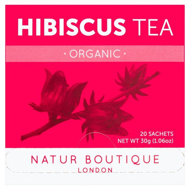 Natur Boutique Organic Hibiscus Tea   20 per pack