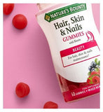 Nature's Bounty Hair, Skin &amp;amp; Nails 60 Mixed Berry Flavour Gummies