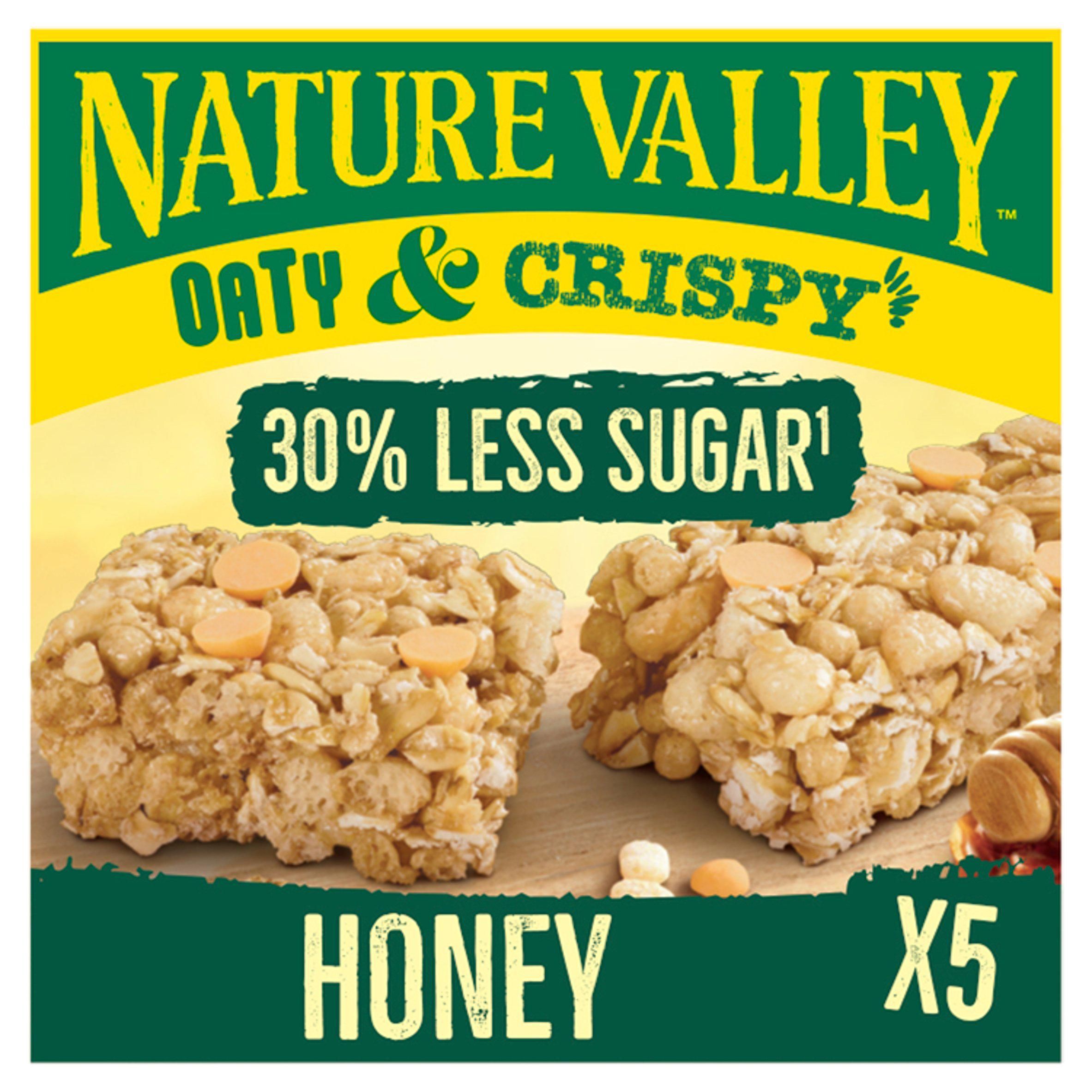 Nature Valley Oaty &amp;amp; Crispy Honey Bars 5x23g