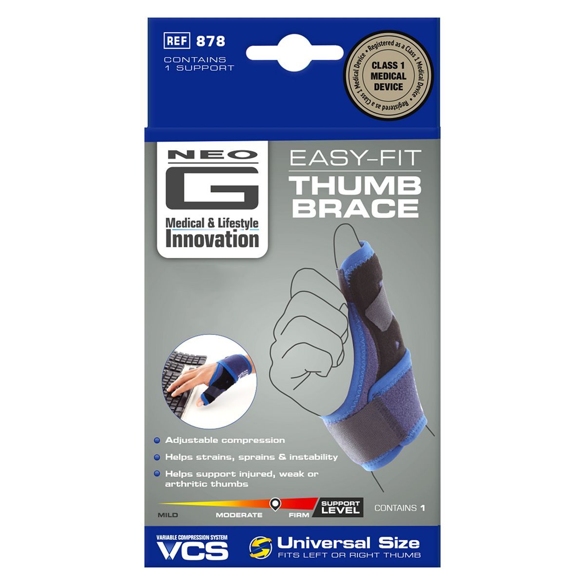 Neo G Easy-Fit Thumb Brace &amp;ndash; One Size
