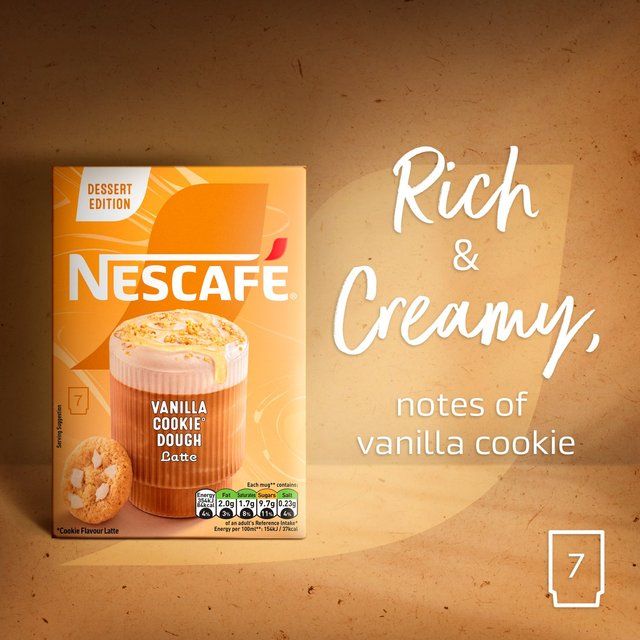 Nescafe Cookie Dough Latte 7pk   137g