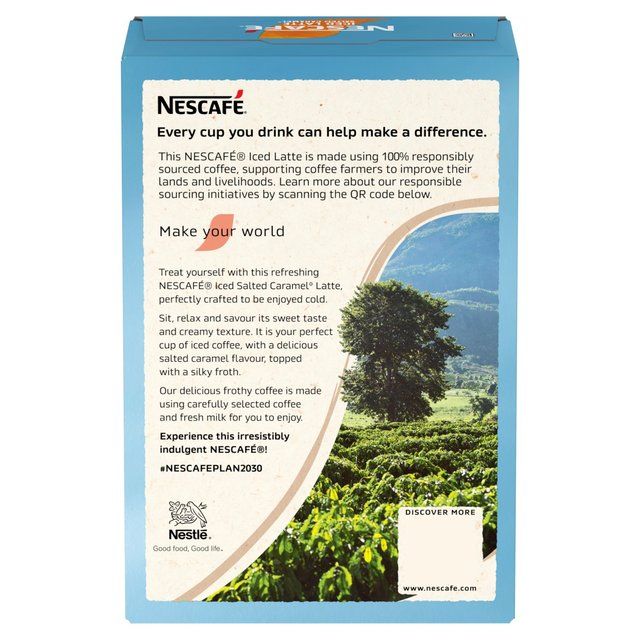 Nescafe Gold Iced Salted Caramel Latte   7 per pack