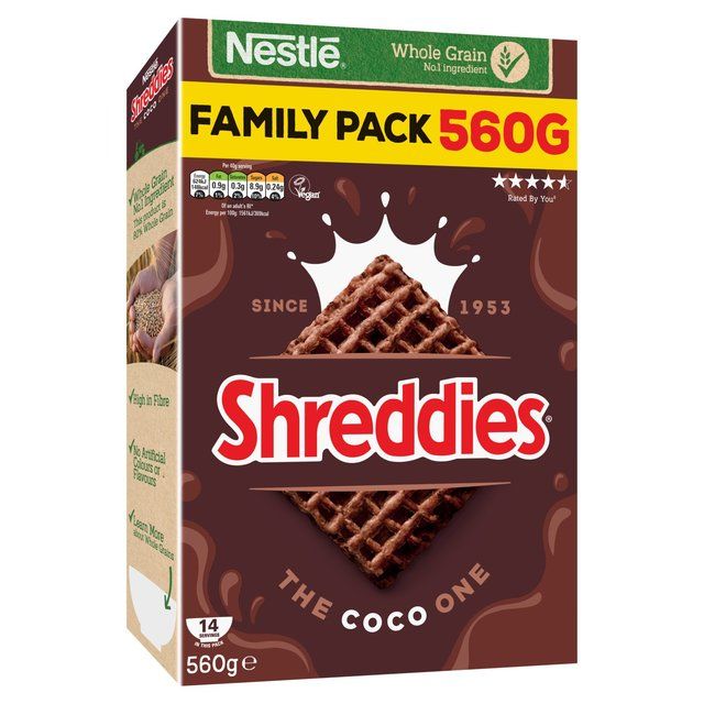 Nestle Shreddies The Coco One Cereal   600g