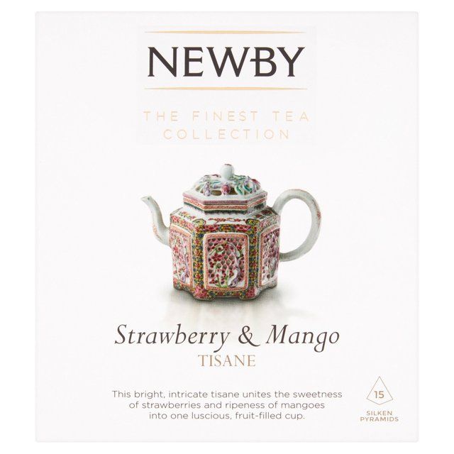 Newby Teas Strawberry &amp;amp; Mango Silken Pyramids   15 per pack