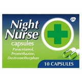 Capsules Night Nurse contre le rhume et la grippe, boîte de 10