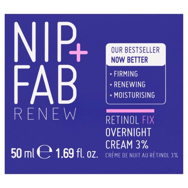 Nip+Fab Retinol Fix Overnight Treatment Cream 3%   50ml