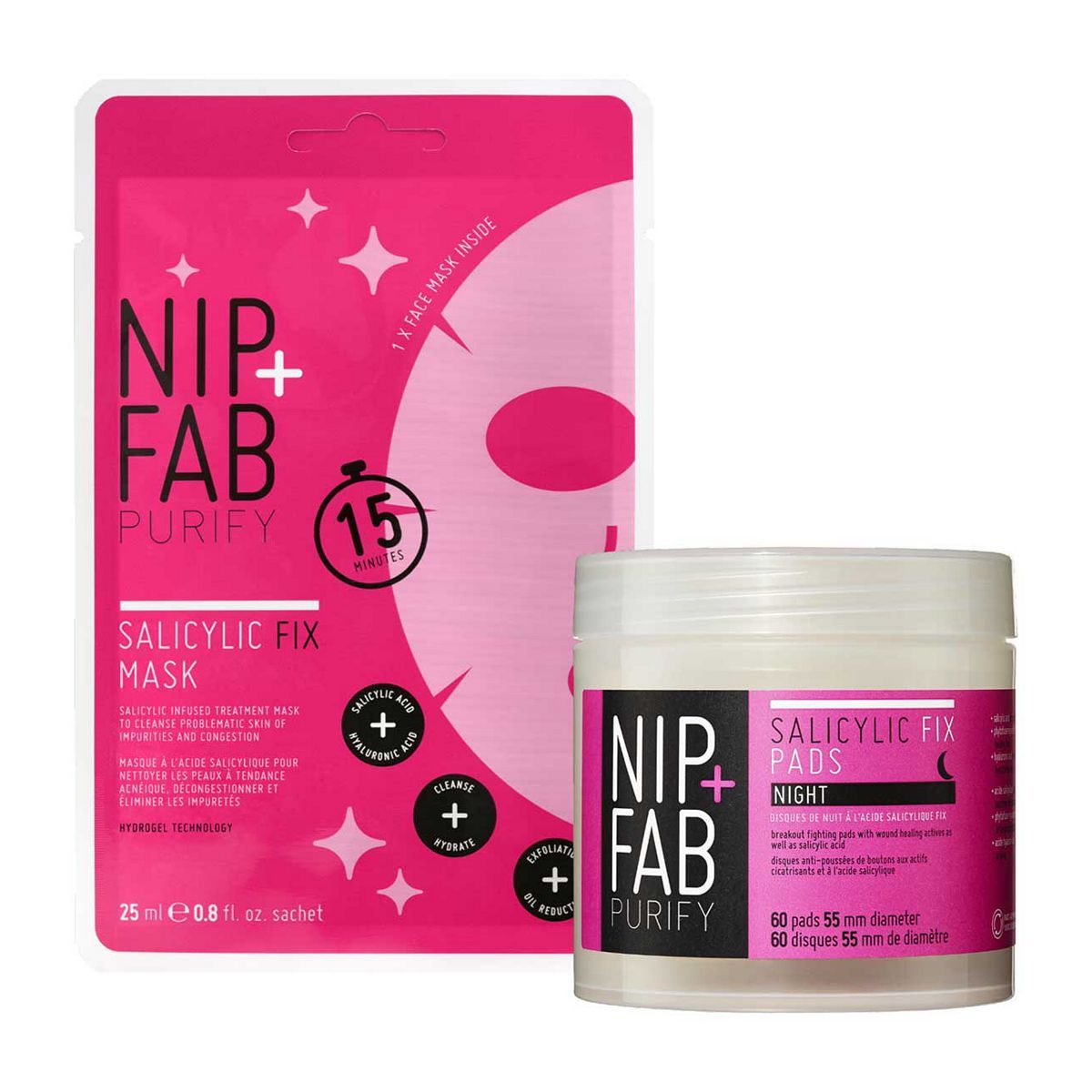 Nip+Fab Salicylic Fix Treat &amp;amp; Tone Bundle