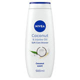 NIVEA Caring Shower Cream Coconut &amp;amp; Jojoba Oil 500ml