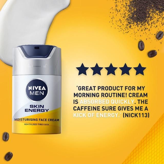 NIVEA MEN Active Energy Skin Revitaliser Face Cream   50ml